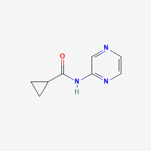 B1598507 N-(Pyrazin-2-YL)cyclopropanecarboxamide CAS No. 681250-02-2