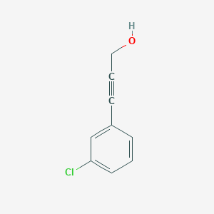 molecular formula C9H7ClO B1598508 3-(3-Chlorophenyl)prop-2-yn-1-ol CAS No. 80151-33-3