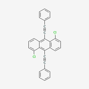 1,5-Dichloro-9,10-bis(phenylethynyl)anthracene