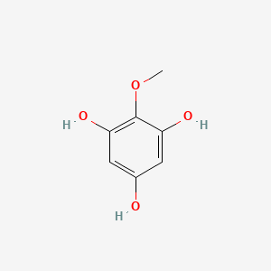 molecular formula C7H8O4 B1598523 2-甲氧基苯-1,3,5-三醇 CAS No. 487-71-8