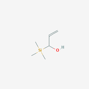 molecular formula C6H14OSi B1598528 (1-Hydroxyallyl)trimethylsilane CAS No. 95061-68-0