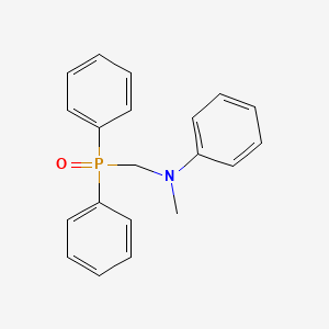 molecular formula C20H20NOP B1598531 N-[(Diphenylphosphinyl)methyl]-N-methylaniline CAS No. 76527-75-8