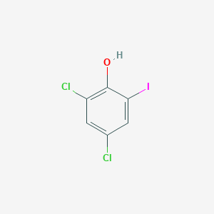 molecular formula C6H3Cl2IO B1598535 2,4-Dichloro-6-iodophenol CAS No. 2040-83-7