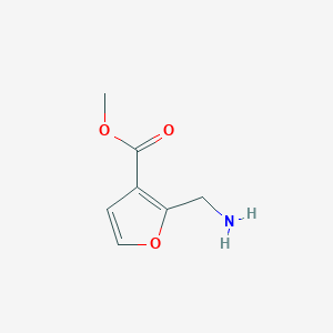 molecular formula C7H9NO3 B1598537 Methyl 2-(Aminomethyl)-3-Furoate CAS No. 306936-50-5