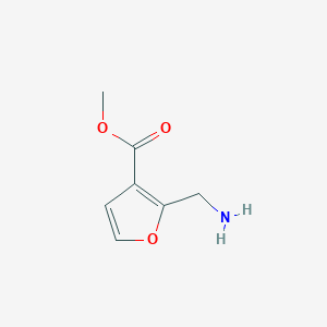 molecular formula C7H9NO3 B1598537 2-(氨甲基)呋喃-3-甲酸甲酯 CAS No. 306936-50-5