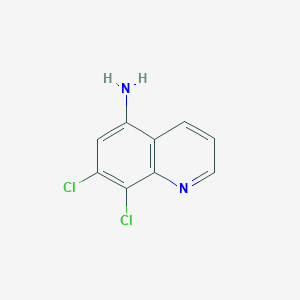molecular formula C9H6Cl2N2 B1598538 7,8-Dichloroquinolin-5-amine CAS No. 314272-29-2
