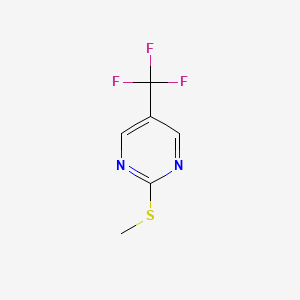 molecular formula C6H5F3N2S B1598540 2-(甲硫基)-5-(三氟甲基)嘧啶 CAS No. 176214-15-6