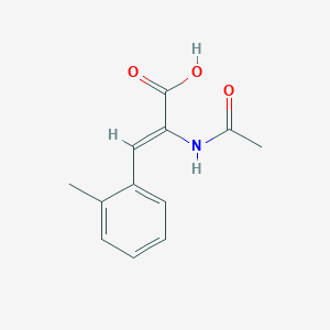 molecular formula C12H13NO3 B1598541 alpha-Acetamido-2-methylcinnamic acid CAS No. 88681-64-5