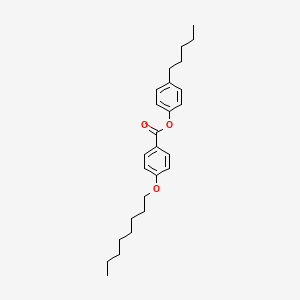 molecular formula C26H36O3 B1598545 Pentylphenyl octyloxybenzoate CAS No. 50649-56-4