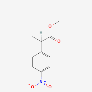 molecular formula C11H13NO4 B1598547 ethyl 2-(4-nitrophenyl)propanoate CAS No. 50712-64-6