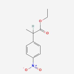 molecular formula C11H13NO4 B1598547 Ethyl 2-(4-nitrophenyl)propionate CAS No. 50712-64-6