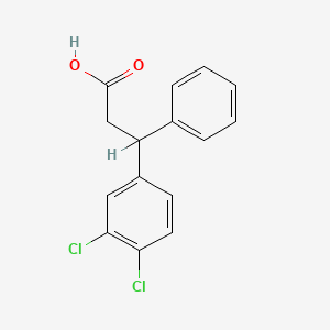 molecular formula C15H12Cl2O2 B1598548 3-(3,4-Dichlorophenyl)-3-phenylpropionic acid CAS No. 80272-06-6
