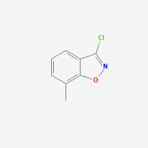 B159855 3-Chloro-7-methylbenzo[d]isoxazole CAS No. 128520-86-5