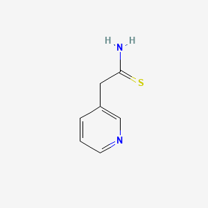molecular formula C7H8N2S B1598555 3-Pyridineethanethioamide CAS No. 51451-44-6