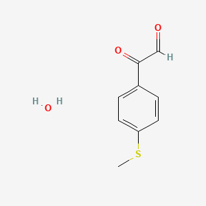 2-(4-(Methylthio)phenyl)-2-oxoacetaldehyde hydrate