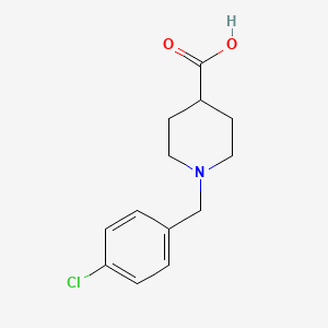 molecular formula C13H16ClNO2 B1598563 1-(4-Chlorobenzyl)piperidine-4-carboxylic acid CAS No. 733798-69-1