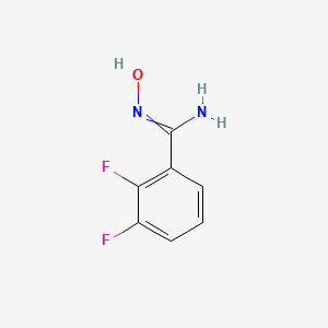 2,3-difluoro-N'-hydroxybenzenecarboximidamide