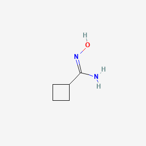 molecular formula C5H10N2O B1598570 N-Hydroxy-cyclobutanecarboxamidine CAS No. 99623-08-2
