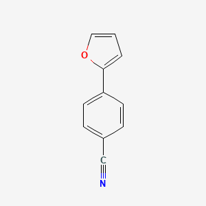 molecular formula C11H7NO B1598571 4-(2-Furyl)benzonitrile CAS No. 64468-77-5
