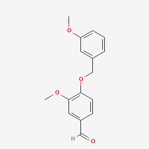 molecular formula C16H16O4 B1598577 3-Methoxy-4-[(3-methoxybenzyl)oxy]benzaldehyde CAS No. 667412-56-8