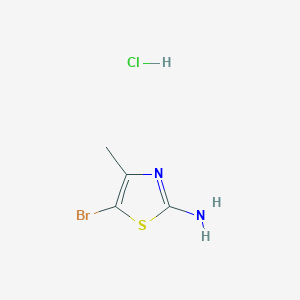 molecular formula C4H6BrClN2S B159858 2-氨基-5-溴-4-甲基噻唑盐酸盐 CAS No. 133692-16-7