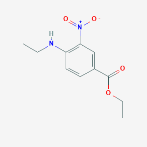 molecular formula C11H14N2O4 B1598584 4-Ethylamino-3-nitro-benzoic acid ethyl ester CAS No. 91182-00-2