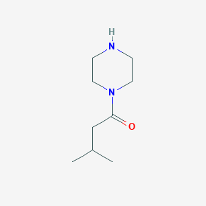 molecular formula C9H18N2O B1598594 1-(3-Methylbutanoyl)piperazine CAS No. 884497-54-5