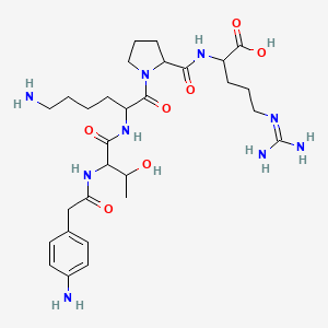molecular formula C29H47N9O7 B1598597 p-Aminophenylacetyl-Thr-Lys-Pro-Arg CAS No. 63147-94-4