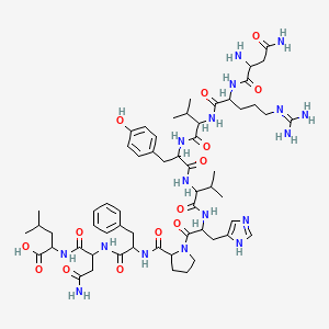 molecular formula C59H87N17O14 B1598598 Asn-Arg-Val-Tyr-Val-His-Pro-Phe-Asn-Leu CAS No. 86879-15-4