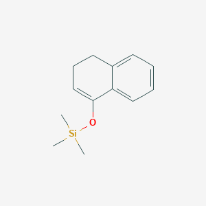 molecular formula C13H18OSi B1598600 (3,4-Dihydro-1-naphthyloxy)trimethylsilane CAS No. 38858-72-9