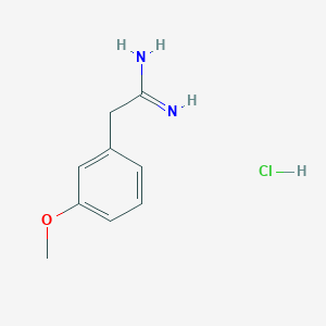 molecular formula C9H12N2O B1598604 2-(3-Methoxyphenyl)ethanimidamide hydrochloride CAS No. 6487-98-5