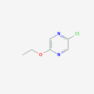 molecular formula C6H7ClN2O B159861 2-氯-5-乙氧基吡嗪 CAS No. 136309-11-0