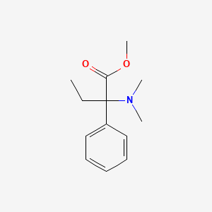 molecular formula C13H19NO2 B1598615 Methyl 2-(dimethylamino)-2-phenylbutyrate CAS No. 39068-93-4
