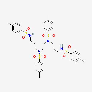 4-methyl-N-[3-[(4-methylphenyl)sulfonyl-[2-[(4-methylphenyl)sulfonyl-[3-[(4-methylphenyl)sulfonylamino]propyl]amino]ethyl]amino]propyl]benzenesulfonamide