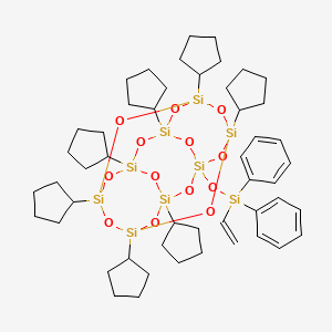 molecular formula C49H76O13Si9 B1598634 Pss-(diphenylvinylsilyloxy)heptaclopent& CAS No. 312693-49-5