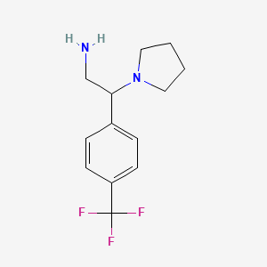 2-Pyrrolidinyl-2-[4-(Trifluoromethyl)Phenyl]Ethylamine