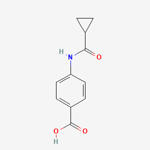 molecular formula C11H11NO3 B1598640 4-[(Cyclopropylcarbonyl)amino]benzoic acid CAS No. 23745-26-8