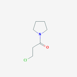 molecular formula C7H12ClNO B1598644 1-(3-Chloropropanoyl)pyrrolidine CAS No. 63177-38-8