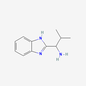 1-(1H-Benzoimidazol-2-YL)-2-methyl-propylamine