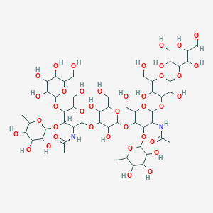 molecular formula C52H88N2O39 B1598648 Difucosyllacto-N-neohexaose CAS No. 64396-27-6
