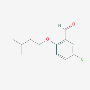 5-Chloro-2-(3-methylbutoxy)benzaldehyde