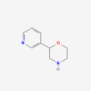 molecular formula C9H12N2O B1598653 2-(Pyridin-3-yl)morpholine CAS No. 90437-05-1
