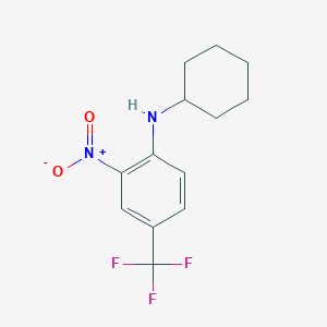 N-cyclohexyl-2-nitro-4-(trifluoromethyl)aniline
