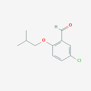 molecular formula C11H13ClO2 B1598676 5-氯-2-异丁氧基苯甲醛 CAS No. 27590-77-8