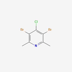 molecular formula C7H6Br2ClN B1598677 3,5-Dibromo-4-chloro-2,6-dimethylpyridine CAS No. 633318-46-4