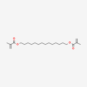 molecular formula C22H38O4 B1598679 14-(2-Methylprop-2-enoyloxy)tetradecyl 2-methylprop-2-enoate CAS No. 168473-14-1