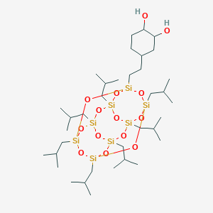 molecular formula C36H78O14Si8 B1598682 Pss-(2-(trans-3 4-cyclohexanediol)ethyl& CAS No. 480439-48-3