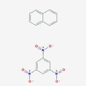 molecular formula C16H11N3O6 B159869 Naphthalene, compd. with 1,3,5-trinitrobenzene(1:1) CAS No. 1787-27-5