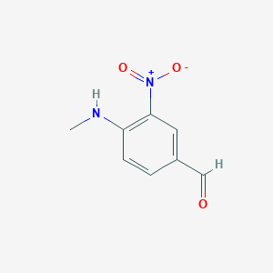 molecular formula C8H8N2O3 B1598690 4-(Methylamino)-3-nitrobenzaldehyde CAS No. 42564-41-0