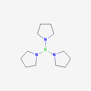 molecular formula C12H24BN3 B1598697 Tris(pyrrolidino)borane CAS No. 4426-24-8